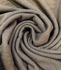 Трикотаж рубчик меланж коричневый