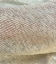 Трикотаж тонкая вязка серебро молочный